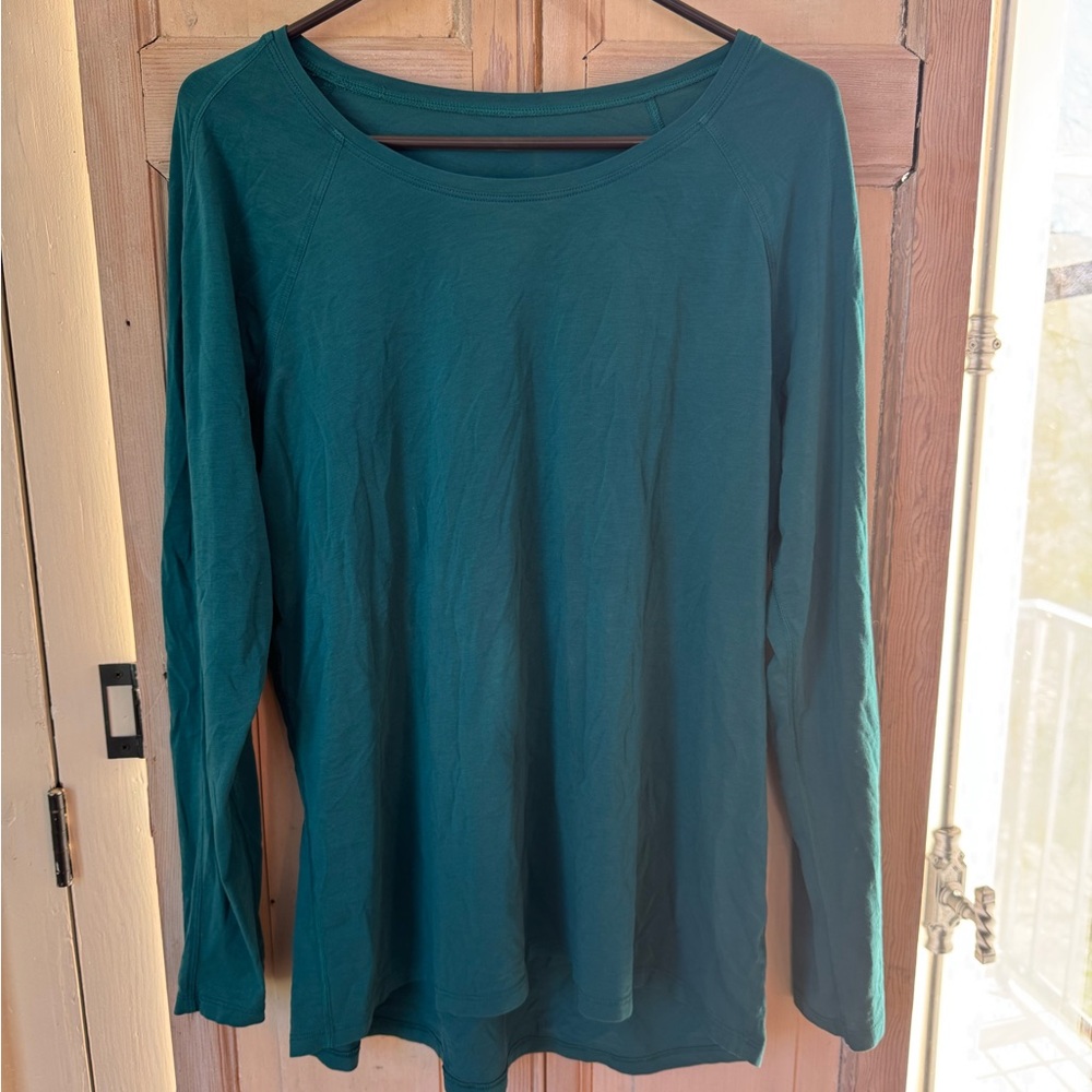 Lululemon Teal Long Sleeve Women's Top